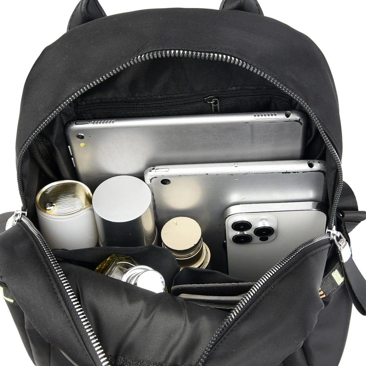Waterproof Leather Women Backpack High School Bags Girls Anti-theft Travel Bag