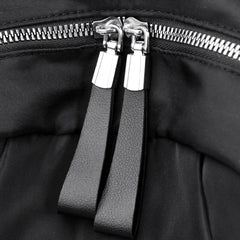 Waterproof Leather Women Backpack High School Bags Girls Anti-theft Travel Bag