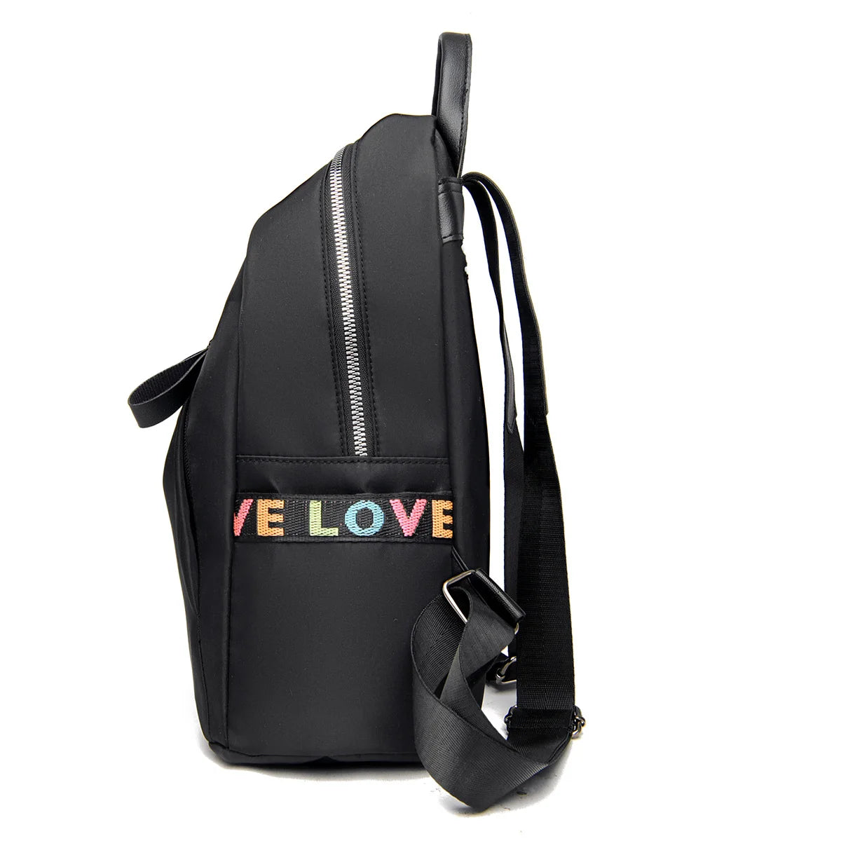 Waterproof Leather Women Backpack High School Bags Girls Anti-theft Travel Bag