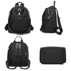 Waterproof Oxford Cloth Women Backpack Light Travel School Shoulder Bag