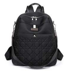 Waterproof Oxford Cloth Women Backpack Light Travel School Shoulder Bag