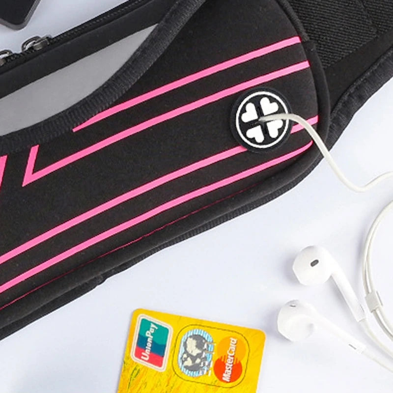 Waterproof Sport Waist Belt Bum Pouch Fanny Pack Running Camping Hiking Zip Bag