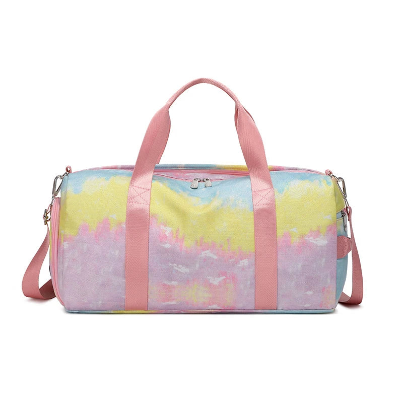 Waterproof Sports Fitness Bag Gym Yoga Duffle Handbag for Women