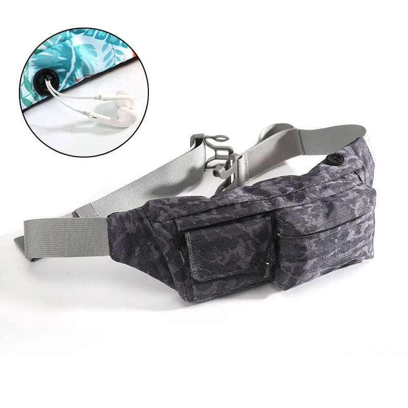 Waterproof Sports Waist Bag Women Fanny Pack Running Hiking Belt Bag