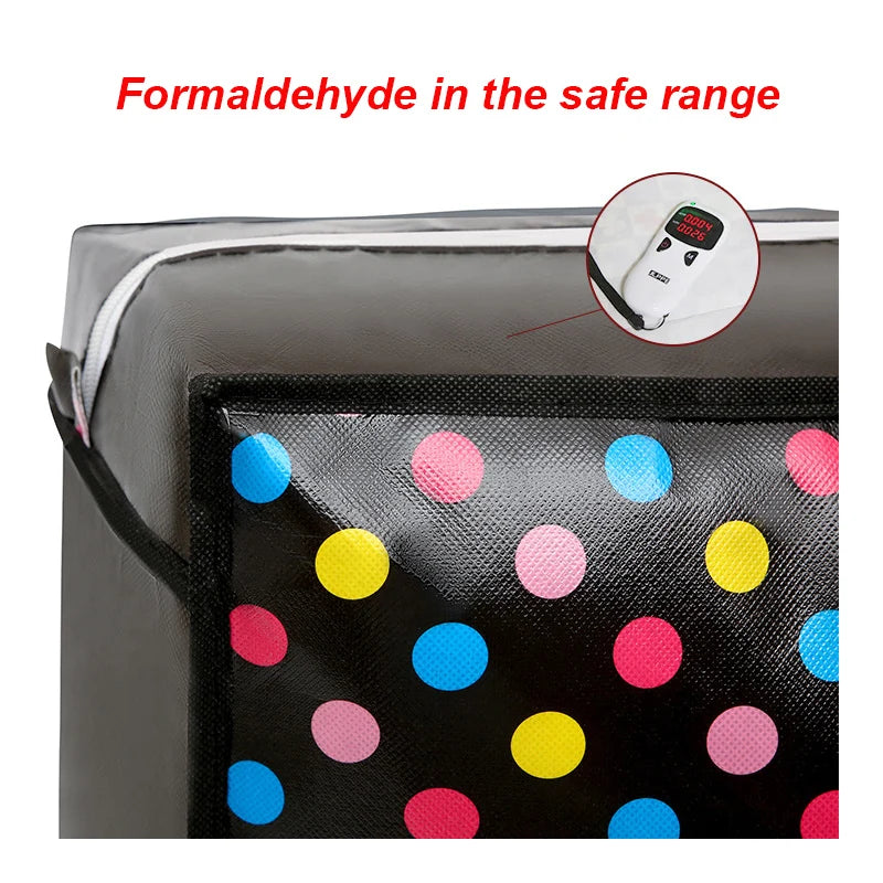 Waterproof Duffle Bag Travel Clothes Storage Bags Zipper Large Capacity Bag