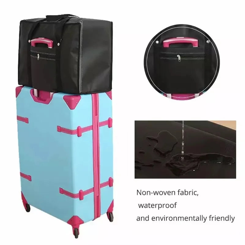 Waterproof Luggage Bag Travel Clothes Storage Zipper Duffle Bag