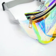 Waterproof Transparent Waist Belt Bag Hologram Fanny Pack