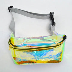 Waterproof Transparent Waist Belt Bag Hologram Fanny Pack