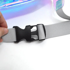 Waterproof Transparent Waist Belt Bag Hologram Fanny Pack