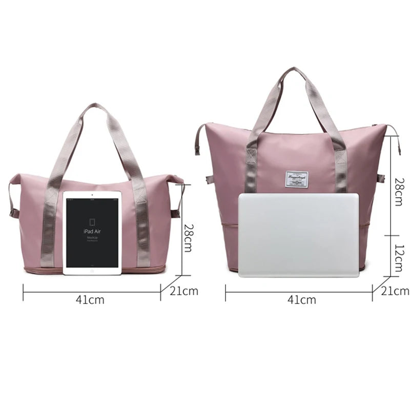 Waterproof Travel Bag Multifunctional Women Shoulder Travel Bags Organizers