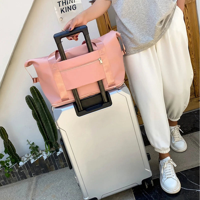 Waterproof Travel Bag Multifunctional Women Shoulder Travel Bags Organizers