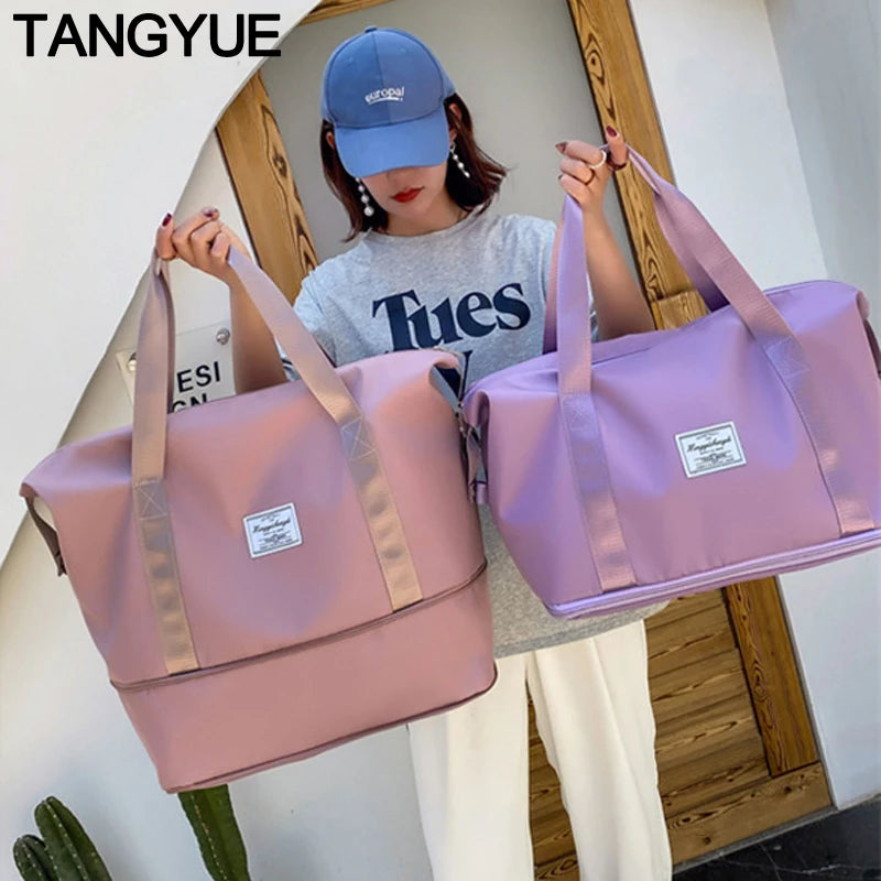 Waterproof Travel Bag Multifunctional Women Shoulder Travel Bags Organizers