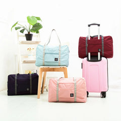 Waterproof Foldable Duffle Bag Large Capacity Packing Cubes Portable Luggage Bag