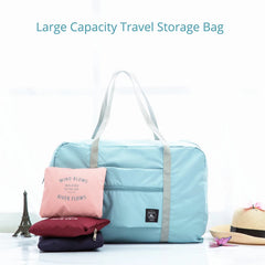 Waterproof Foldable Duffle Bag Large Capacity Packing Cubes Portable Luggage Bag