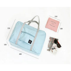 Waterproof Foldable Duffle Bag Large Capacity Packing Cubes Portable Luggage Bag