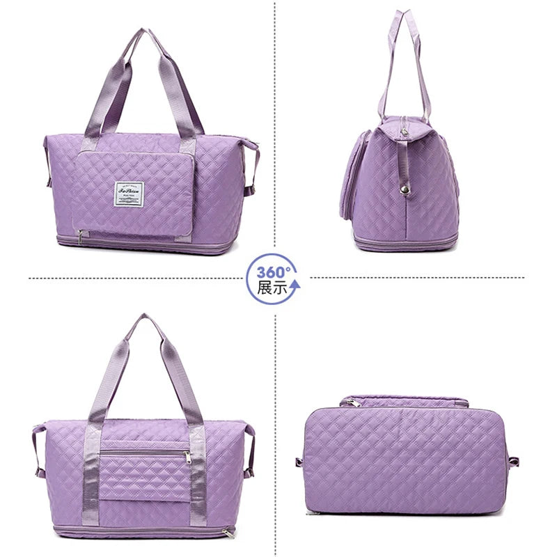 Waterproof Foldable Duffle Bag for Travel - Large Packing Organizer