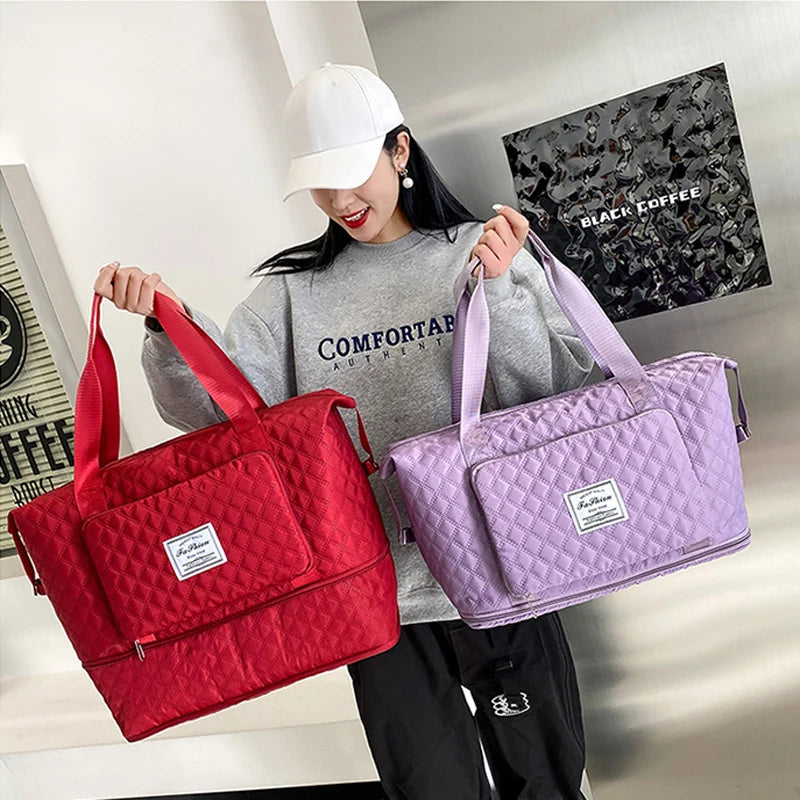 Waterproof Foldable Duffle Bag for Travel - Large Packing Organizer