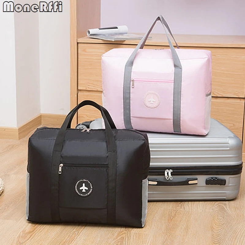 Waterproof Travel Bags For Women Tote Folding Travel Luggage Bags Handbag
