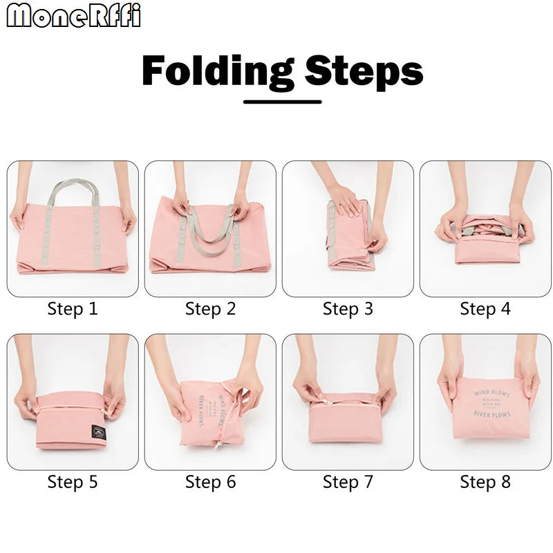 Waterproof Travel Bags For Women Tote Folding Travel Luggage Bags Handbag