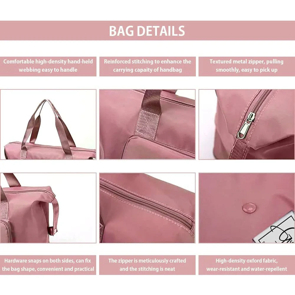 Waterproof Travel Bags Large Capacity Duffle Gym Tote Men Women