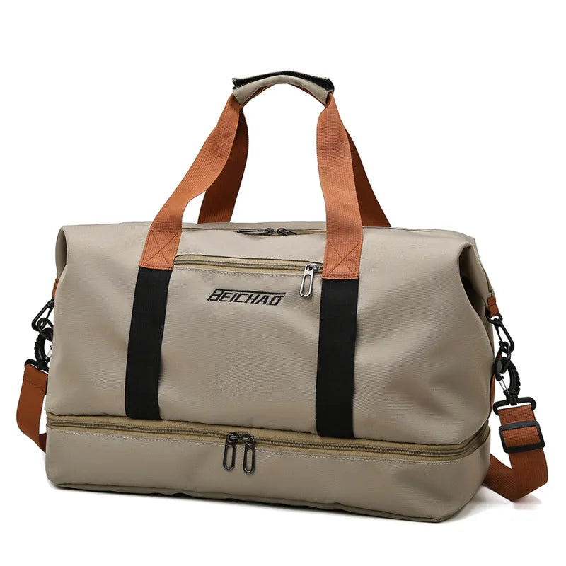 Waterproof Travel Duffle Bag Large Capacity Tote Weekender Bag