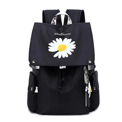 Waterproof USB Charging Women Nylon School Bags For Teenager Girls Flowers Print