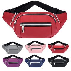 Waterproof Waist Bag Money Phone Pouch Belt Bag Purse Canvas Hip Bags Fanny Pack