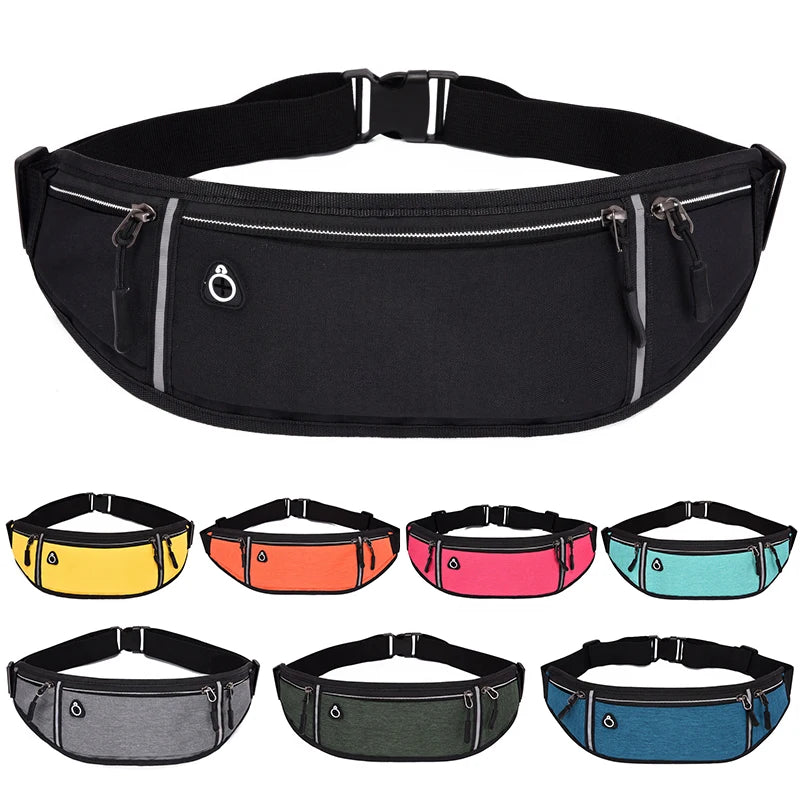 Waterproof Waist Bag Outdoor Sport Crossbody Bag Canvas Chest Bag