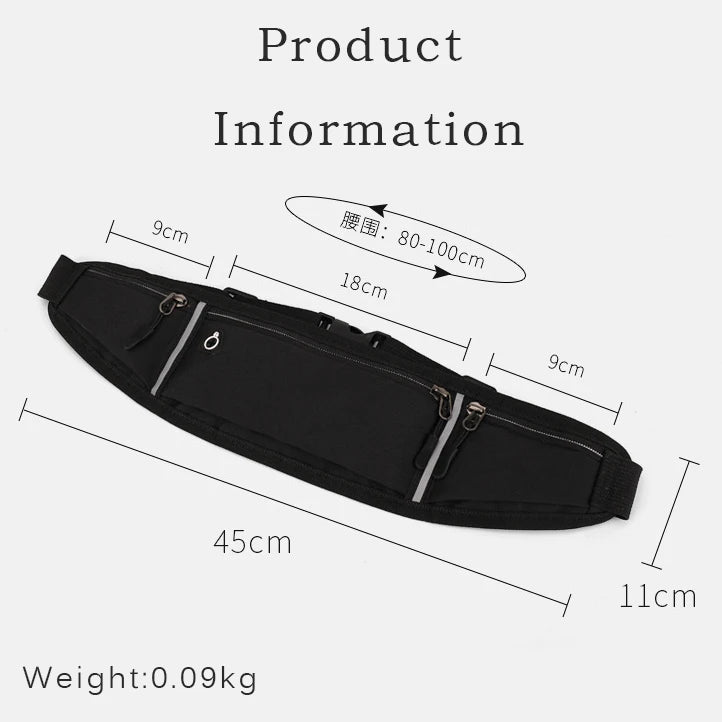 Waterproof Waist Bag Outdoor Sport Crossbody Bag Canvas Chest Bag