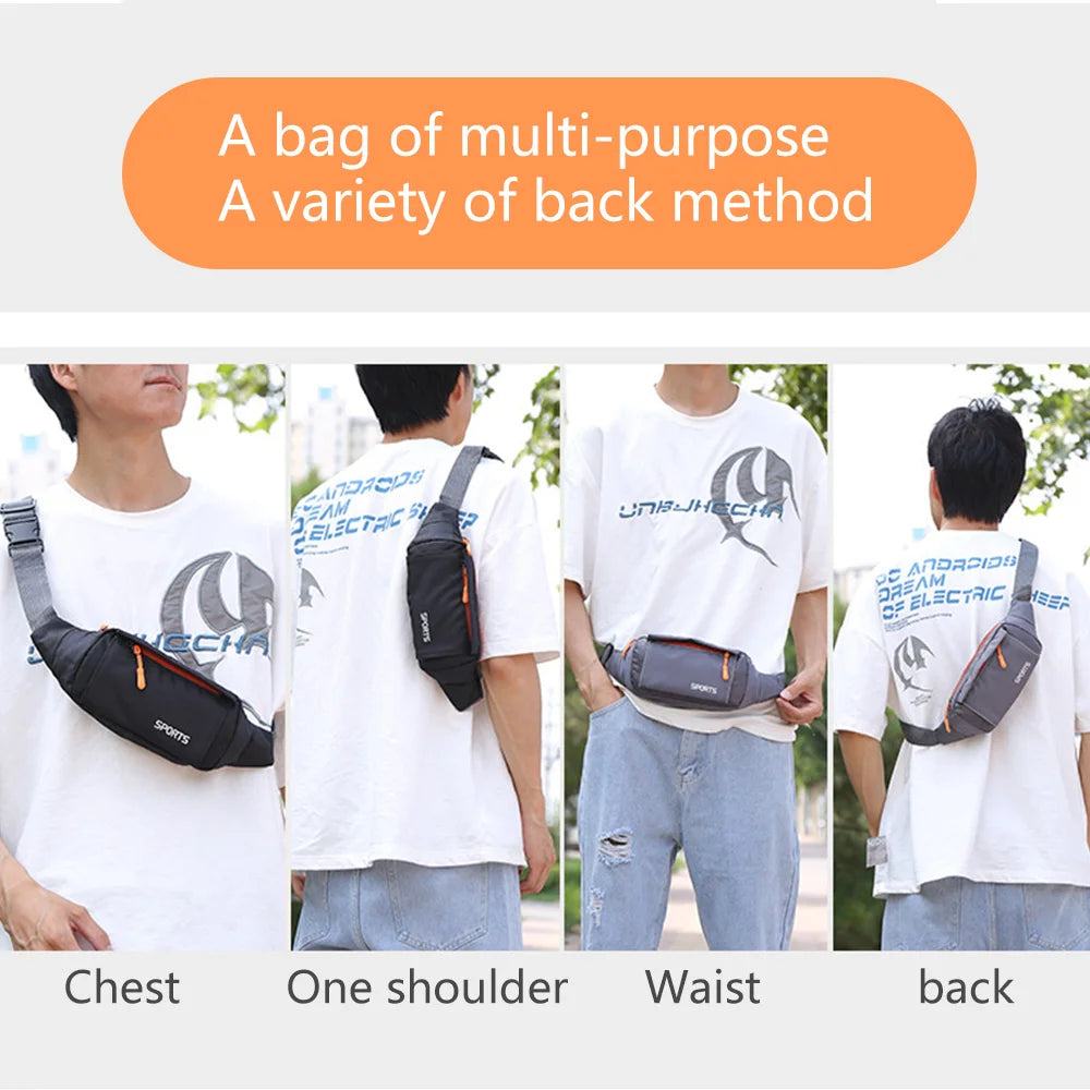 Waterproof Waist Pack Sports Running Waist Bag Mobile Phone Holder Belt Bag