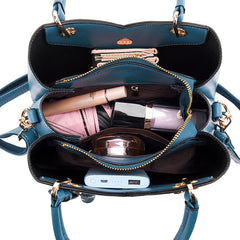 Waterproof Wear Resistant Leather Shoulder Bag Women Messenger Bags