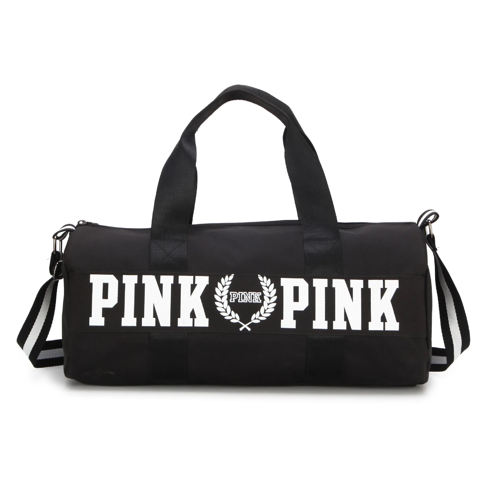 Waterproof Gym Bag for Women & Men Pink Nylon Handbags
