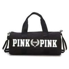 Waterproof Gym Bag for Women & Men Pink Nylon Handbags