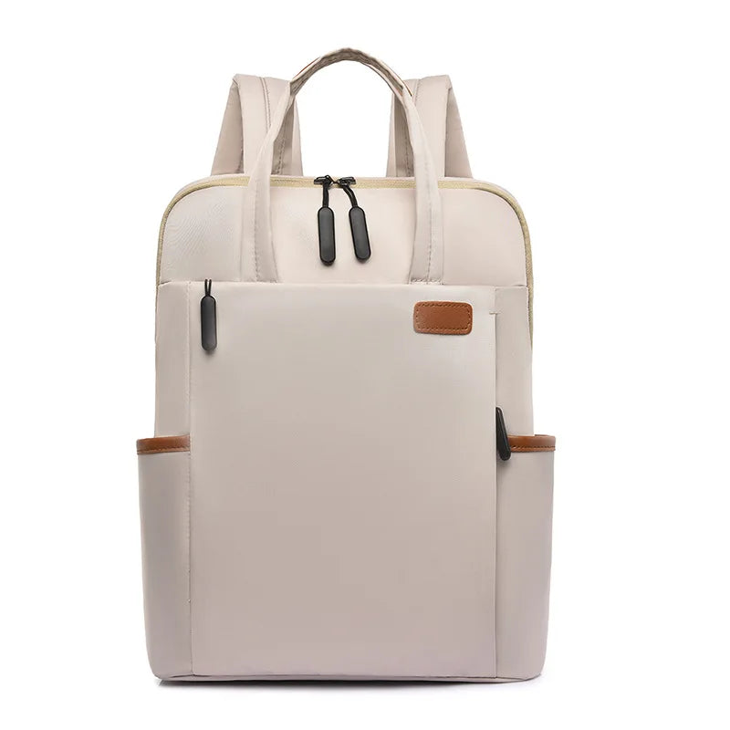 Waterproof Women Business Backpack 13.4 Inch Laptop Bag Casual Travel Rucksack