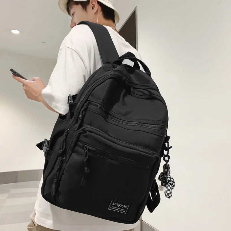 Waterproof Women College Student Schoolbag Travel Boy Book Bag