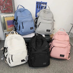 Waterproof Women College Student Schoolbag Travel Boy Book Bag