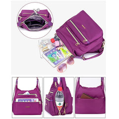 Waterproof Women Handbags Multifunctional Shoulder Messenger Bag Nylon Bolsa Fem