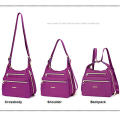 Waterproof Women Handbags Multifunctional Shoulder Messenger Bag Nylon Bolsa Fem