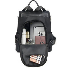 Waterproof Women's Backpack Mochila Soft Leather Durable Travel Bag