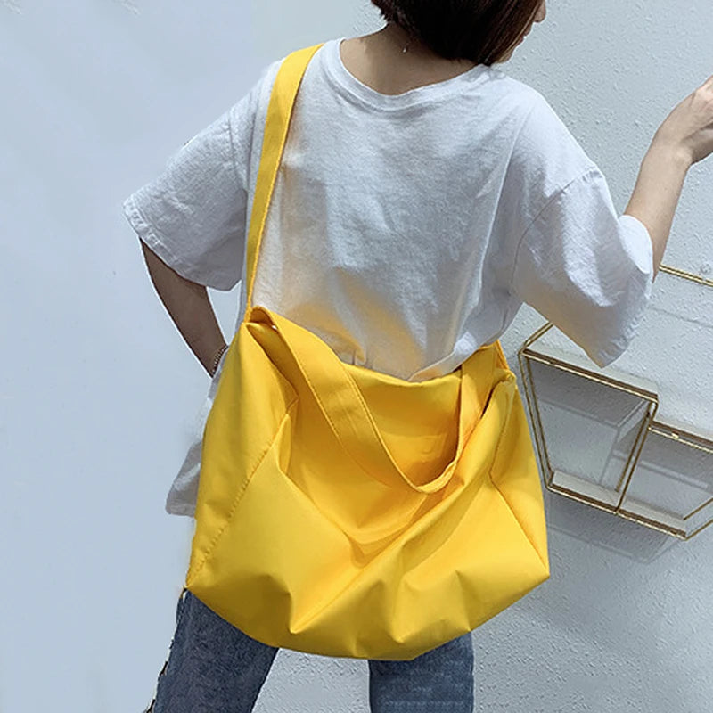 Waterproof Nylon Messenger Bag Women Crossbody Bags Japan Style Female Shoulder