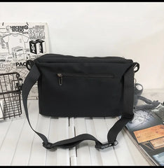 Waterproof Nylon Shoulder Bag for Women Men Student Crossbody Messenger Bag