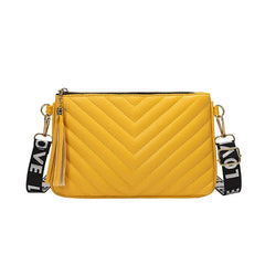 Wave Pattern Embroidery Bag Women's Fresh Sweet Messenger Shoulder Crossbody