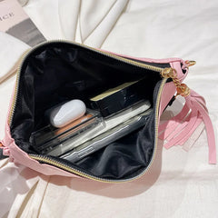 Wave Pattern Embroidery Bag Women's Fresh Sweet Messenger Shoulder Crossbody