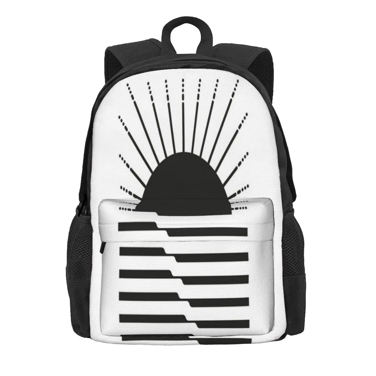 Waves 2 Backpacks Men's & Women's Bag with Zipper