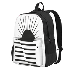 Waves 2 Backpacks Men's & Women's Bag with Zipper