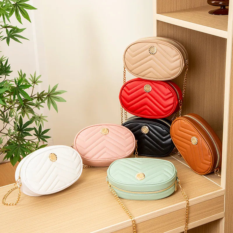 Wavy Chest Bag Summer Ladies Shoulder Bags Foreign Trade Women's Bag