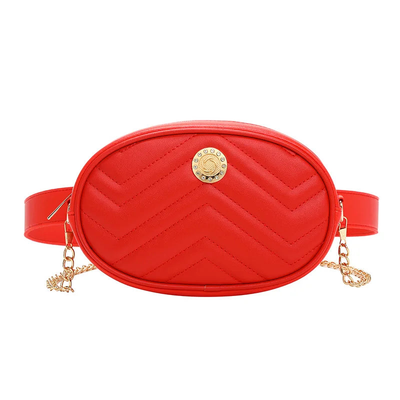 Wavy Chest Bag Summer Ladies Shoulder Bags Foreign Trade Women's Bag
