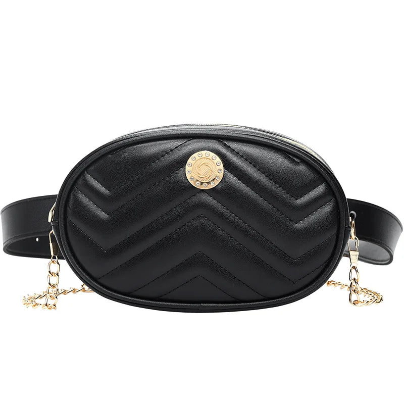 Wavy Chest Bag Summer Ladies Shoulder Bags Foreign Trade Women's Bag