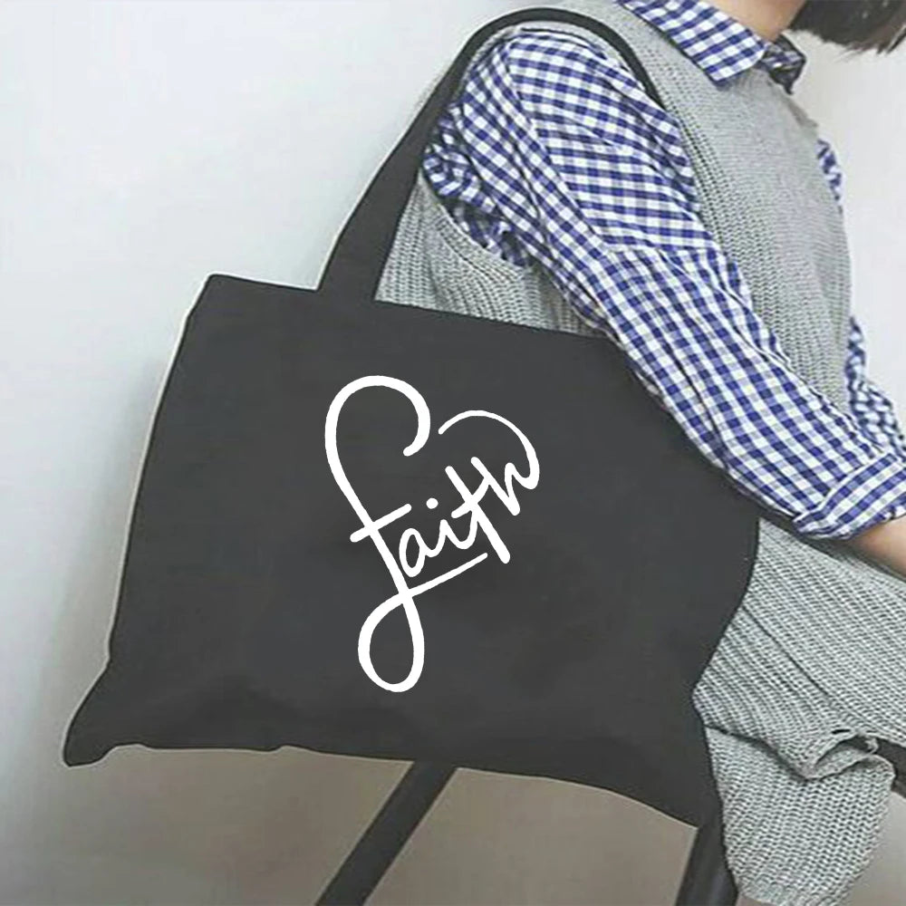 Way Maker Miracle Worker My God Canvas Shoulder Bag