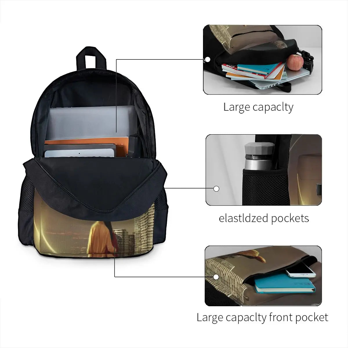 We Used To Live There Too Backpacks Men's Backpacks Bags For Women Print Bags Fo